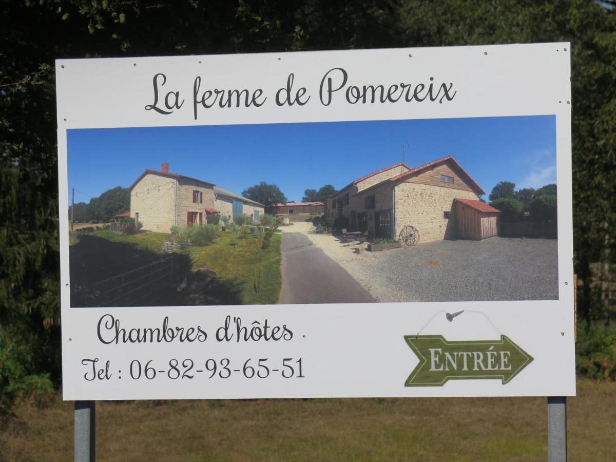 La Ferme De Pomereix Le Dorat エクステリア 写真